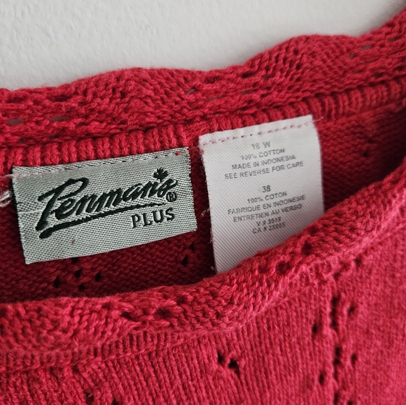Vintage Penmans Plus Sweater Top Tshirt Size 18W - Picture 2 of 7